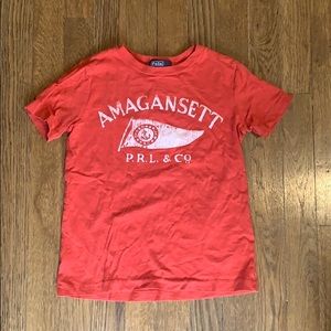 Polo by Ralph Lauren t shirt burnt red size 5